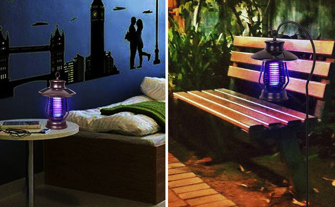 太陽(yáng)能戶(hù)外滅蚊燈，室內室外通用滅蚊燈