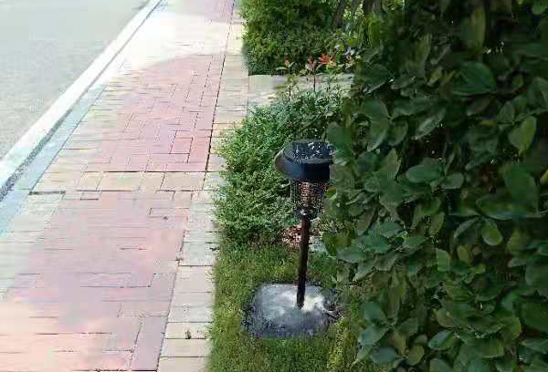 太陽(yáng)能滅蚊燈用于社區滅蚊防蚊