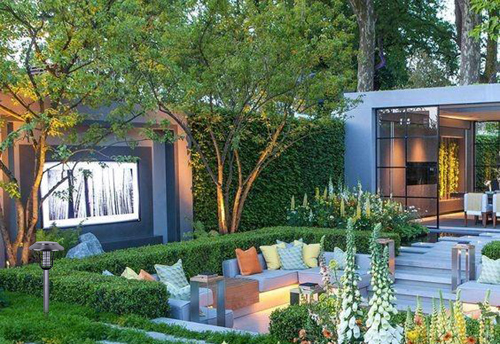 別墅庭院景觀(guān)滅蚊燈布局使用的九大原則